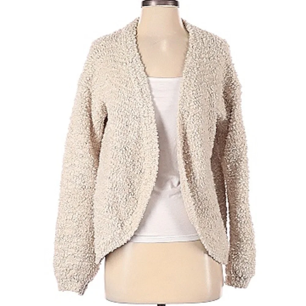 Rachel Zoe Popcorn Balloon Oversized Fall Cardigan - Picture 1 of 4